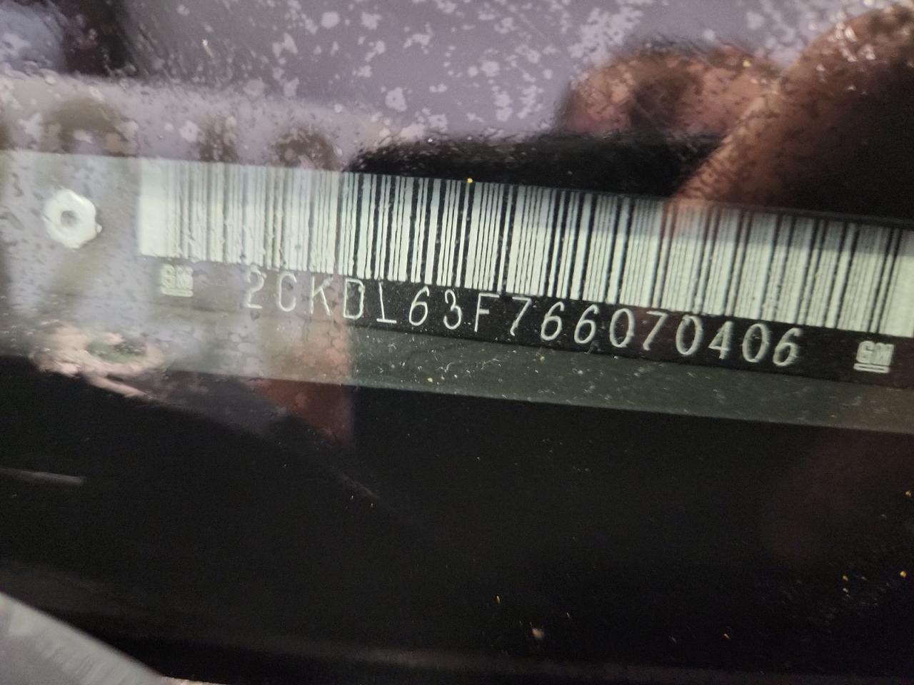 2006 Pontiac Torrent VIN: 2CKDL63F766070406 Lot: 82406615