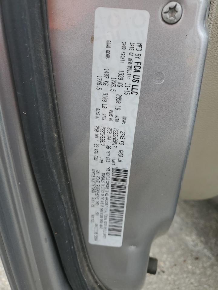 2016 Chrysler Town & Country Touring VIN: 2C4RC1BG0GR206773 Lot: 82439545