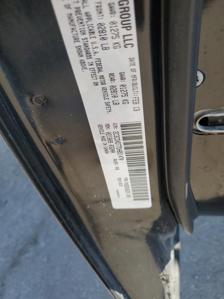 2013 Dodge Charger R/T VIN: 2C3CDXDT7DH651470 Lot: 81924305