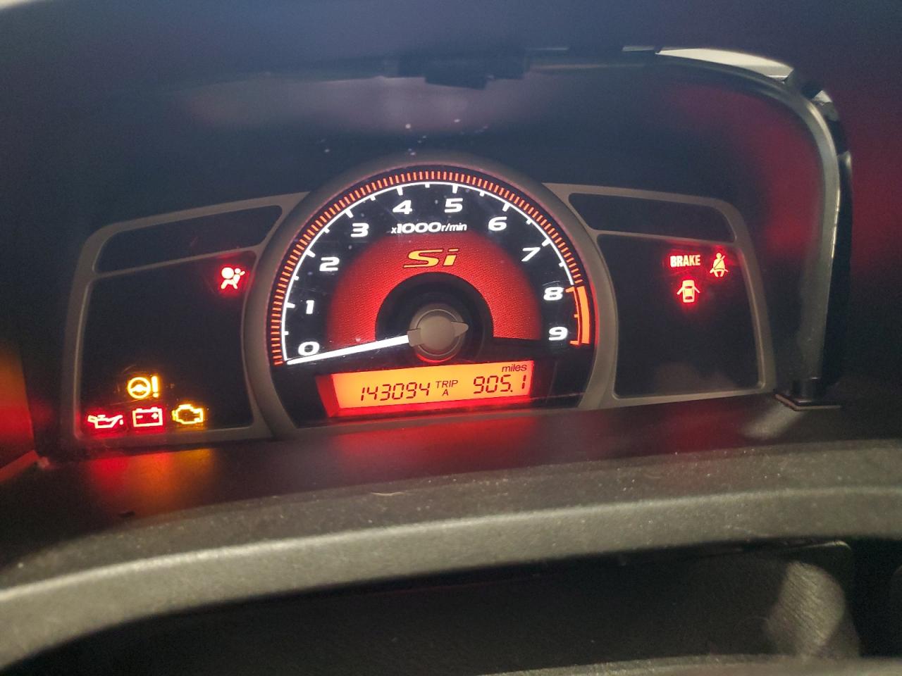 2006 Honda Civic Si VIN: 2HGFG21596H705090 Lot: 82372285