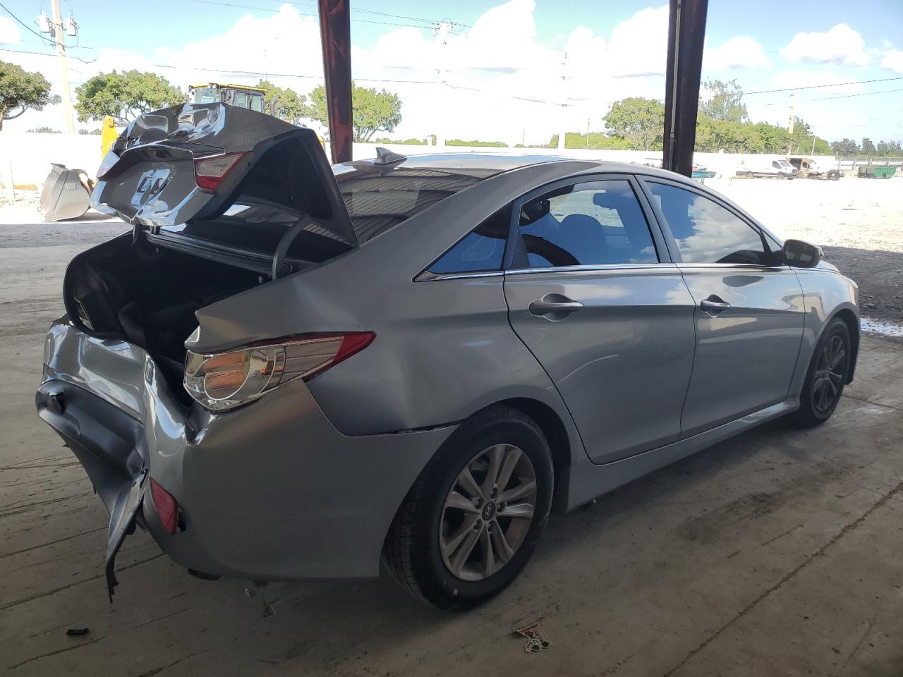 2014 Hyundai Sonata Gls blue null gas 5NPEB4AC5EH922810 photo #4