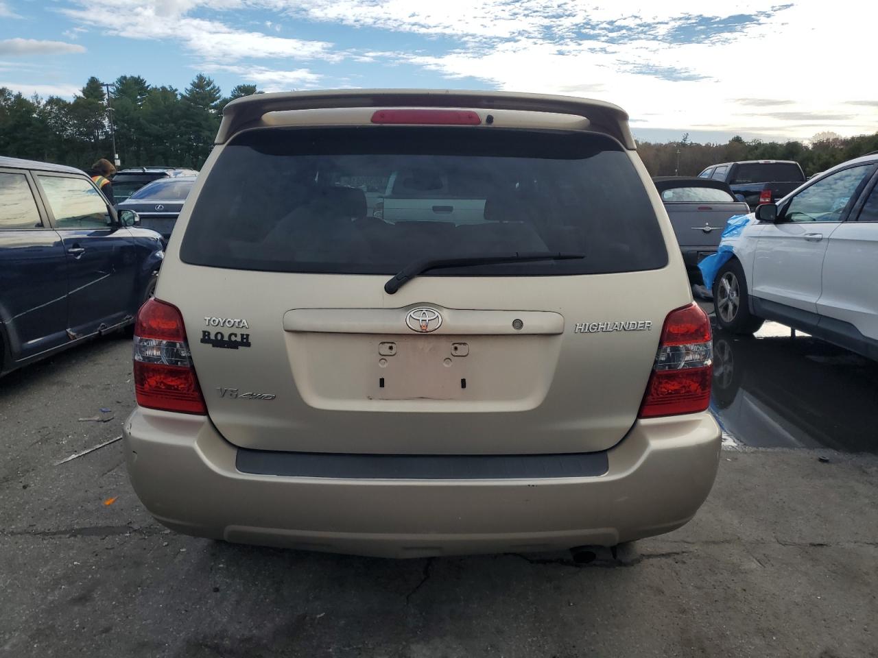 2005 Toyota Highlander Limited VIN: JTEEP21A850110219 Lot: 86306615