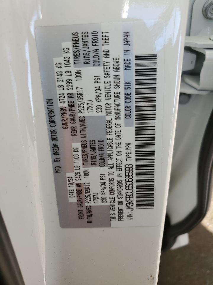 2025 Mazda Cx-5 Preferred VIN: JM3KFBCL6S0585993 Lot: 87110345