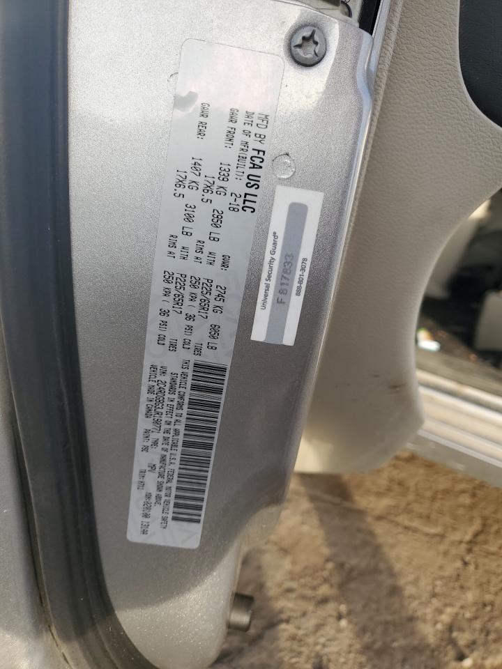 2018 Dodge Grand Caravan Se VIN: 2C4RDGBG3JR190771 Lot: 82398495