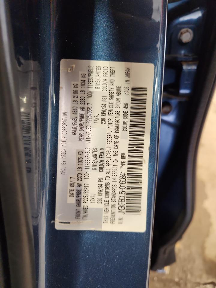 2017 Mazda Cx-5 Touring VIN: JM3KFBCL5H0160841 Lot: 90469125