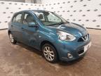 2015 NISSAN MICRA ACENTA CVT 1.2 ACENTA 5DR CVT for sale at Copart NEWBURY