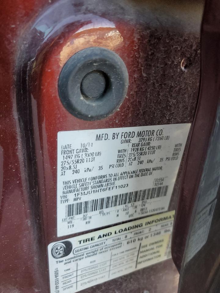 2015 Ford Expedition Xlt VIN: 1FMJU1HT6FEF11023 Lot: 84907375