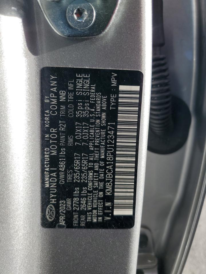 2023 Hyundai Tucson Blue VIN: KM8JBCA18PU123471 Lot: 85730945