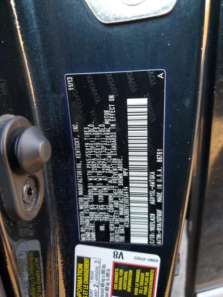 2014 Toyota Venza Le VIN: 4T3BA3BB7EU056414 Lot: 82373155