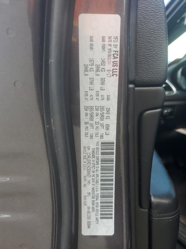 2017 Jeep Grand Cherokee Laredo VIN: 1C4RJEAG1HC930027 Lot: 85717455