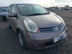 2008 NISSAN NOTE 1.6 TEKNA 5DR AUTO for sale at Copart YORK