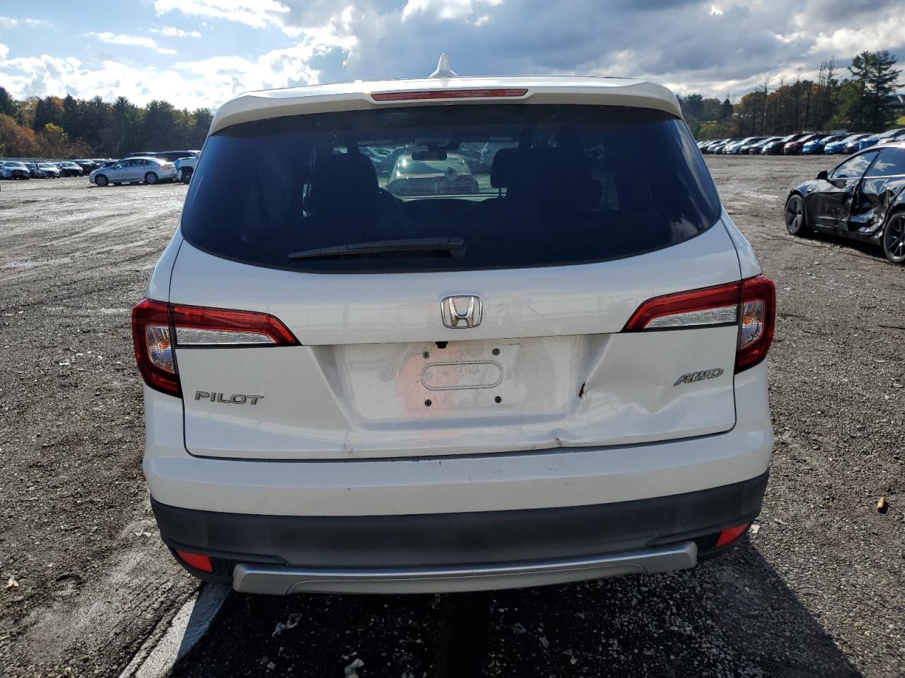 2021 Honda Pilot Ex VIN: 5FNYF6H30MB040976 Lot: 90663825