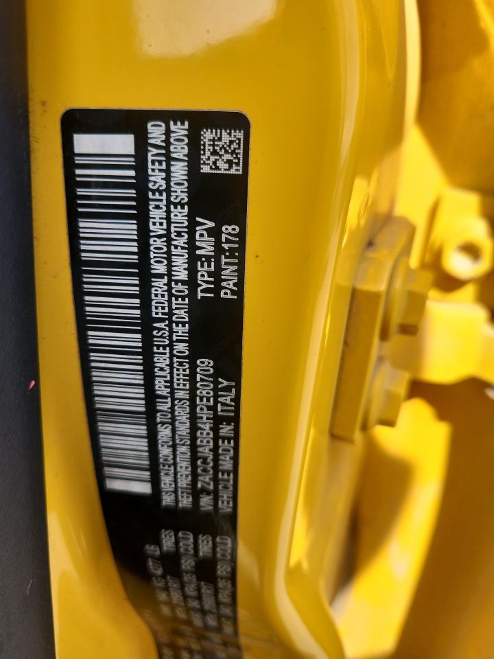 2017 Jeep Renegade Latitude VIN: ZACCJABB4HPE80709 Lot: 82255685