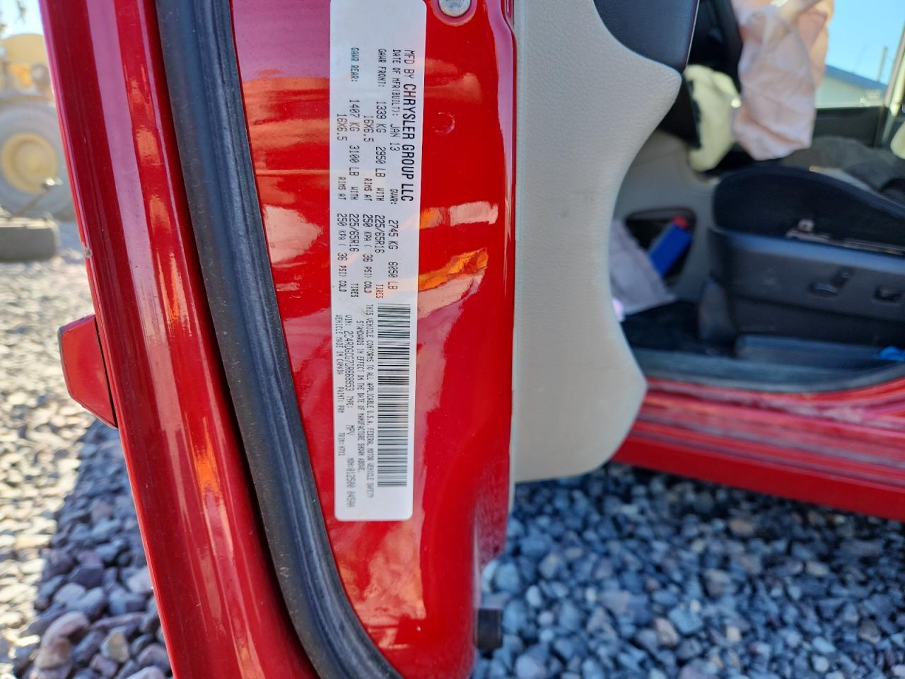 2013 Dodge Grand Caravan Sxt VIN: 2C4RDGCG7DR668953 Lot: 87382535