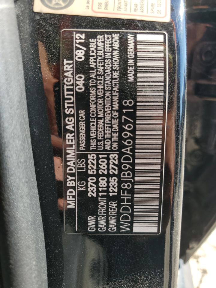 2013 Mercedes-Benz E 350 4Matic VIN: WDDHF8JB9DA696718 Lot: 86448165