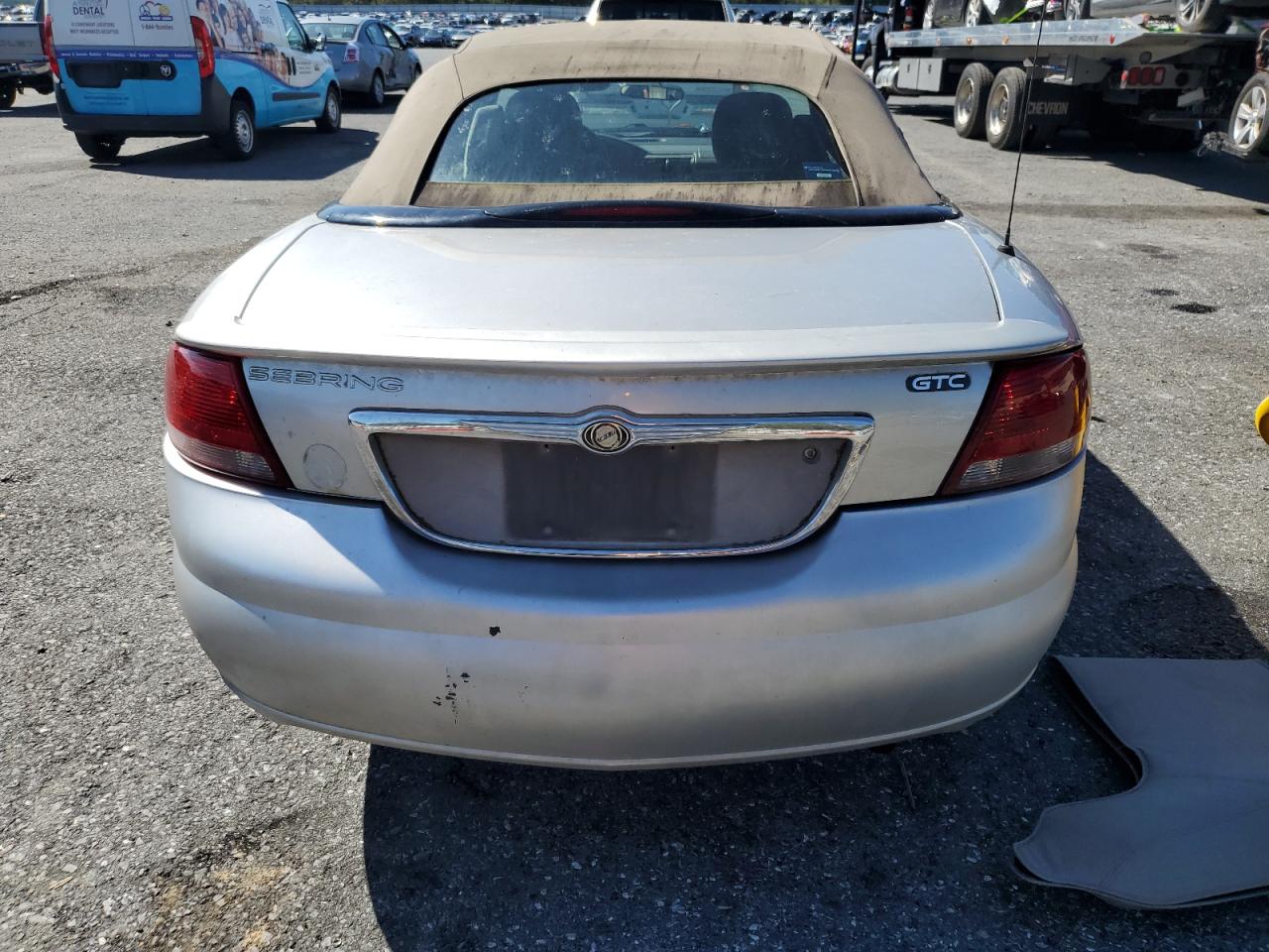 2002 Chrysler Sebring Gtc VIN: 1C3EL75R92N244897 Lot: 81900525