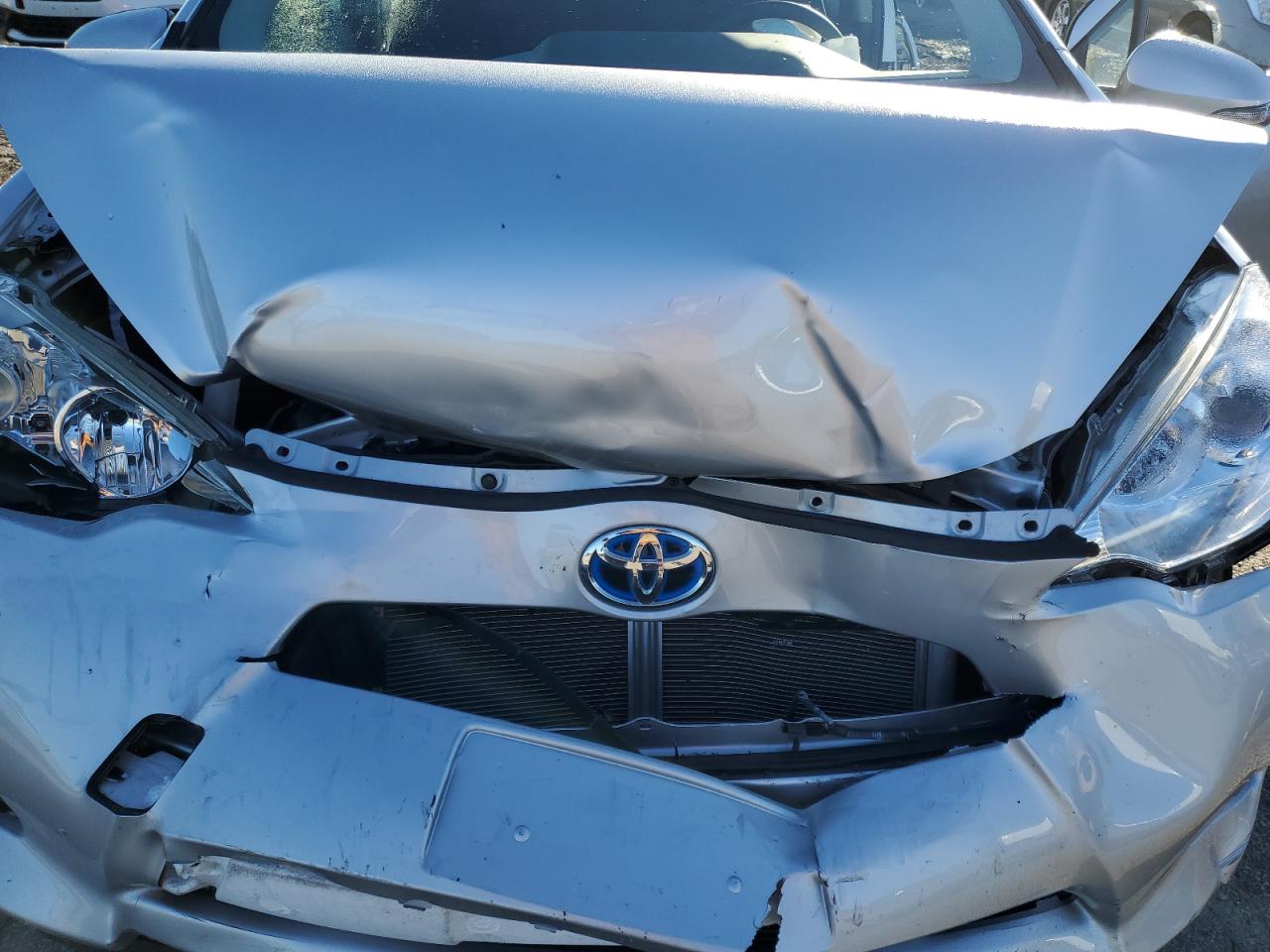 2012 Toyota Prius C VIN: JTDKDTB33C1001583 Lot: 85003225