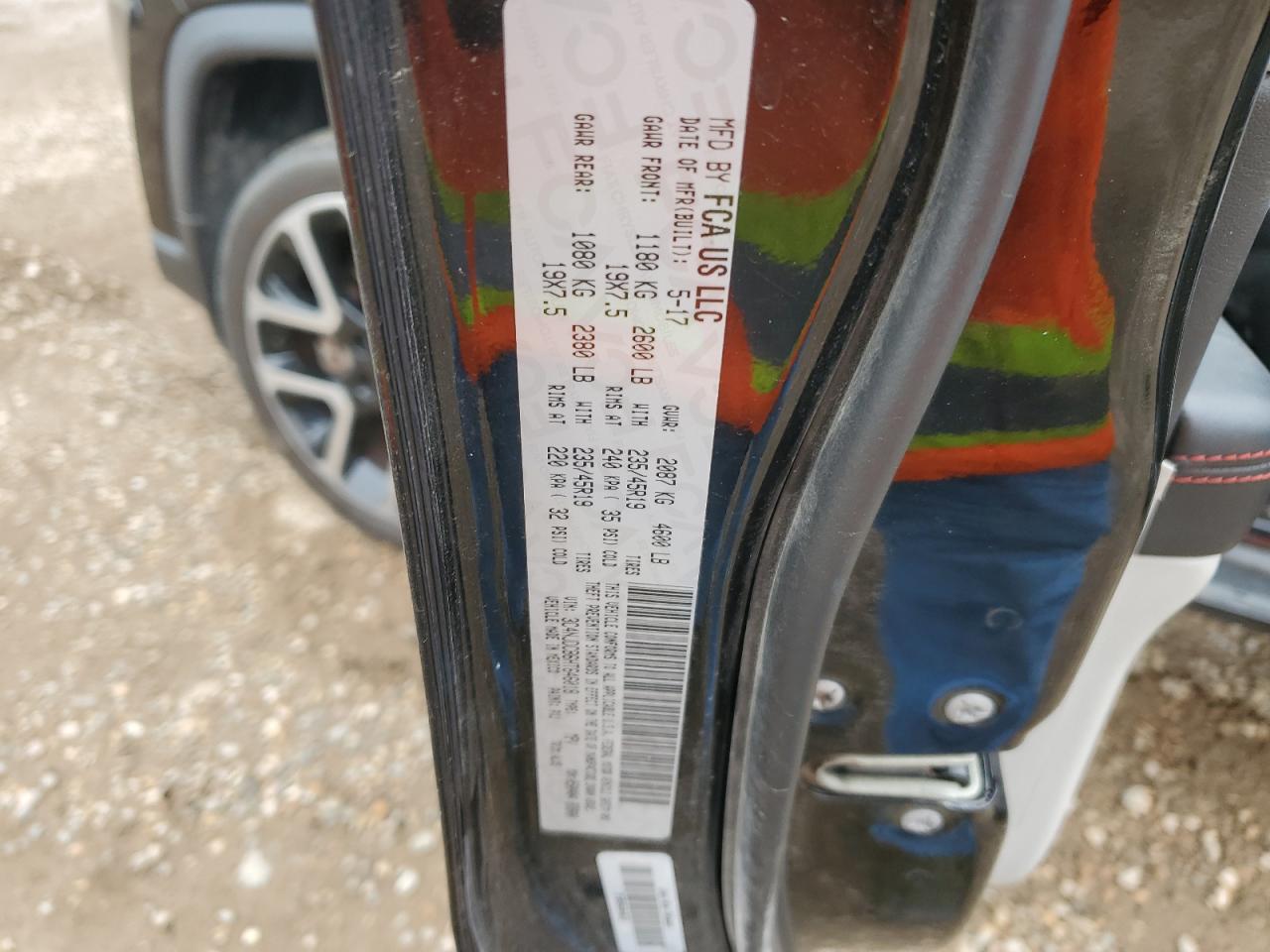 2017 Jeep Compass Limited VIN: 3C4NJDCB6HT646018 Lot: 86605875