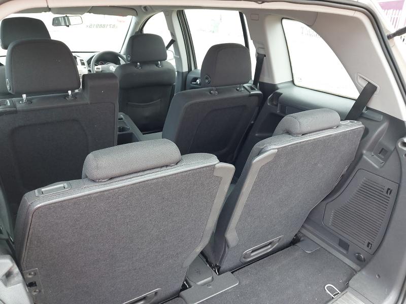 2008 VAUXHALL ZAFIRA 1.6I EXCLUSIV 5DR