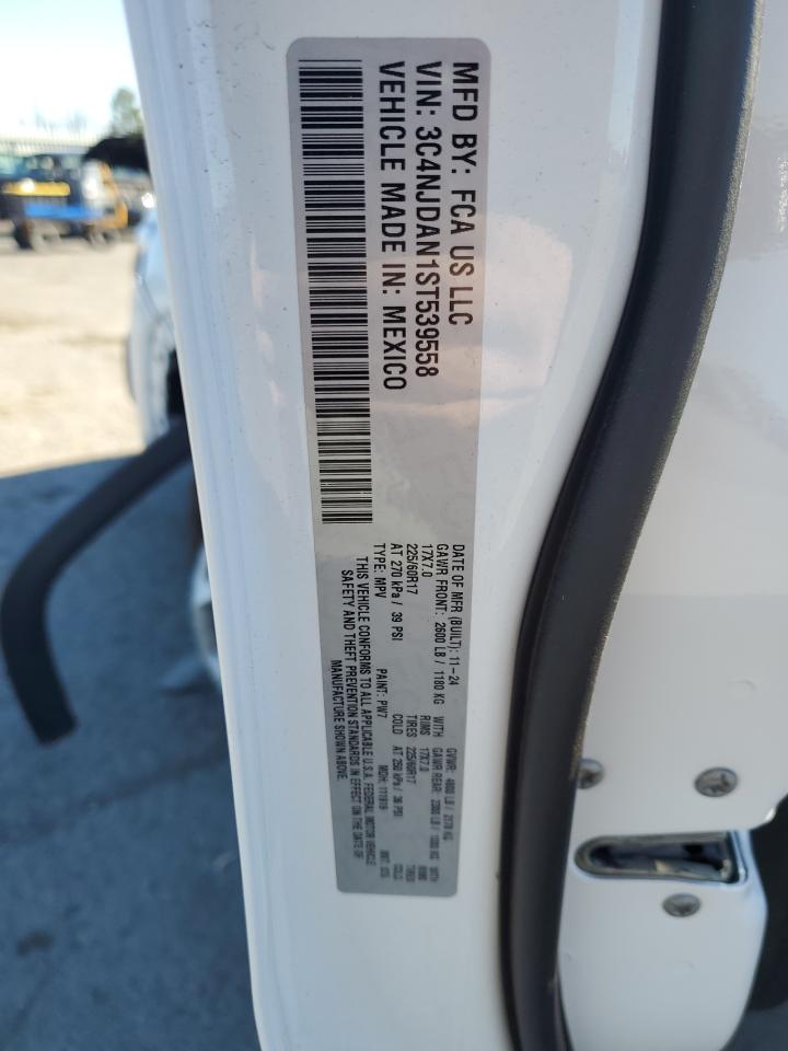 2025 Jeep Compass Sport VIN: 3C4NJDAN1ST539558 Lot: 90332555