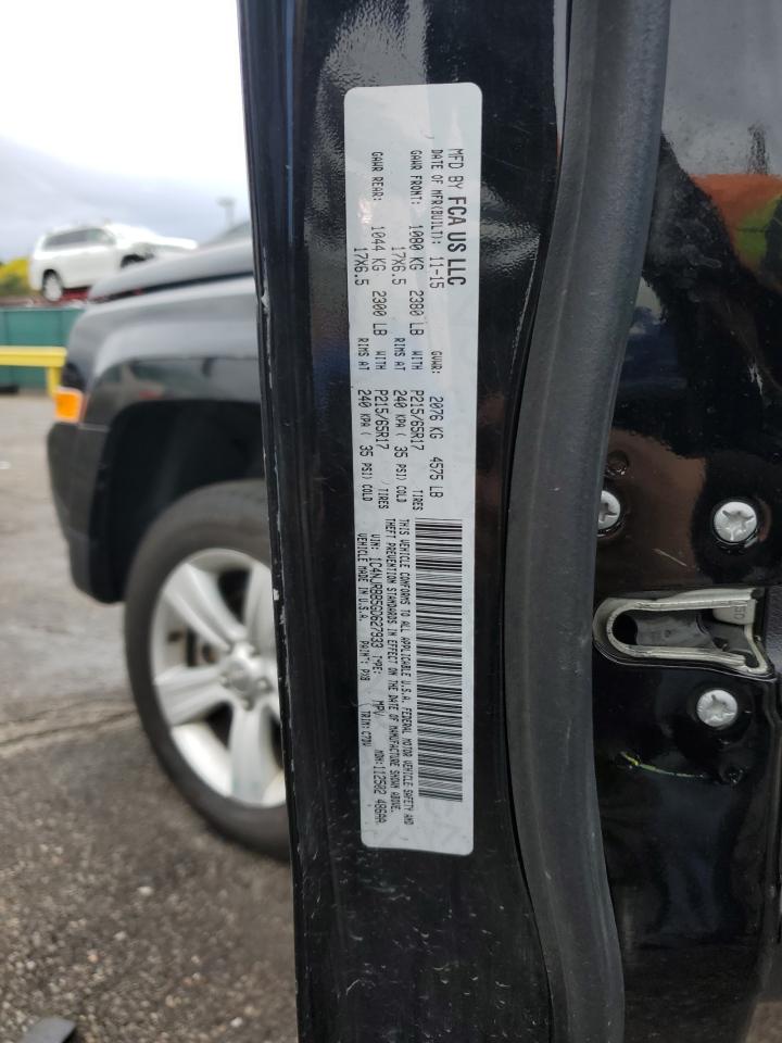 2016 Jeep Patriot Sport VIN: 1C4NJRBB5GD627933 Lot: 86534585