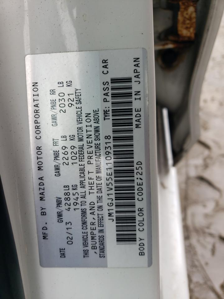 2014 Mazda 6 Touring VIN: JM1GJ1V55E1109318 Lot: 86320845