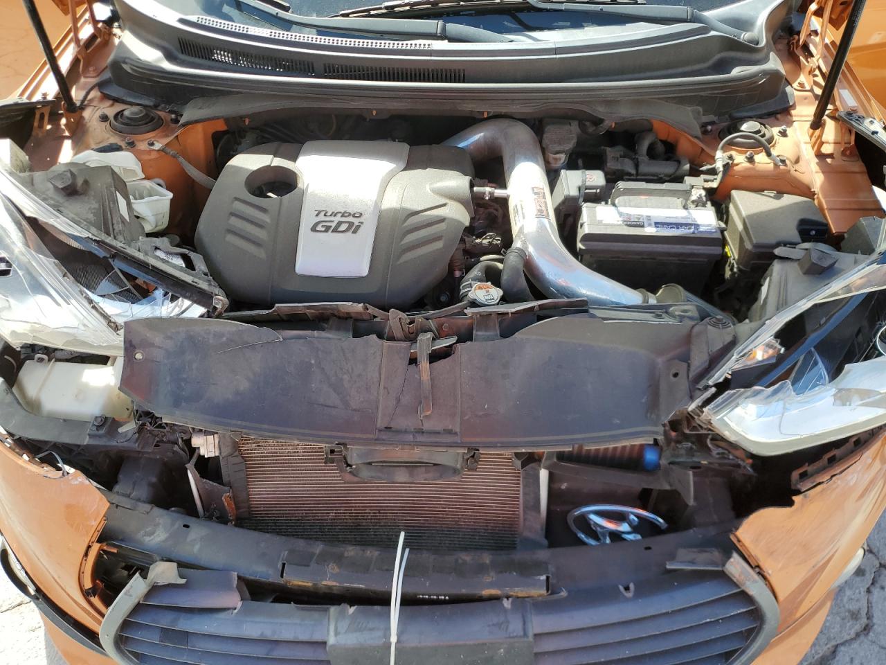 2016 Hyundai Veloster Turbo VIN: KMHTC6AE2GU299653 Lot: 85747015