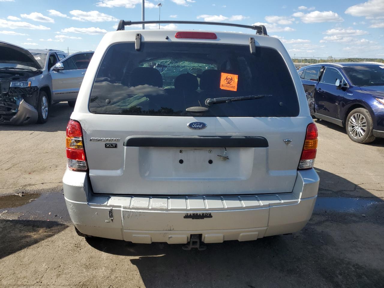 2007 Ford Escape Xlt VIN: 1FMYU03197KB96736 Lot: 82242325