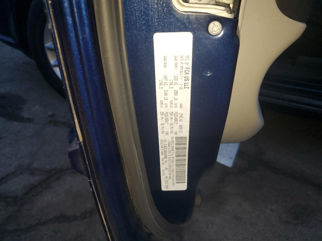 2016 Dodge Grand Caravan Sxt VIN: 2C4RDGCG8GR249966 Lot: 82190965