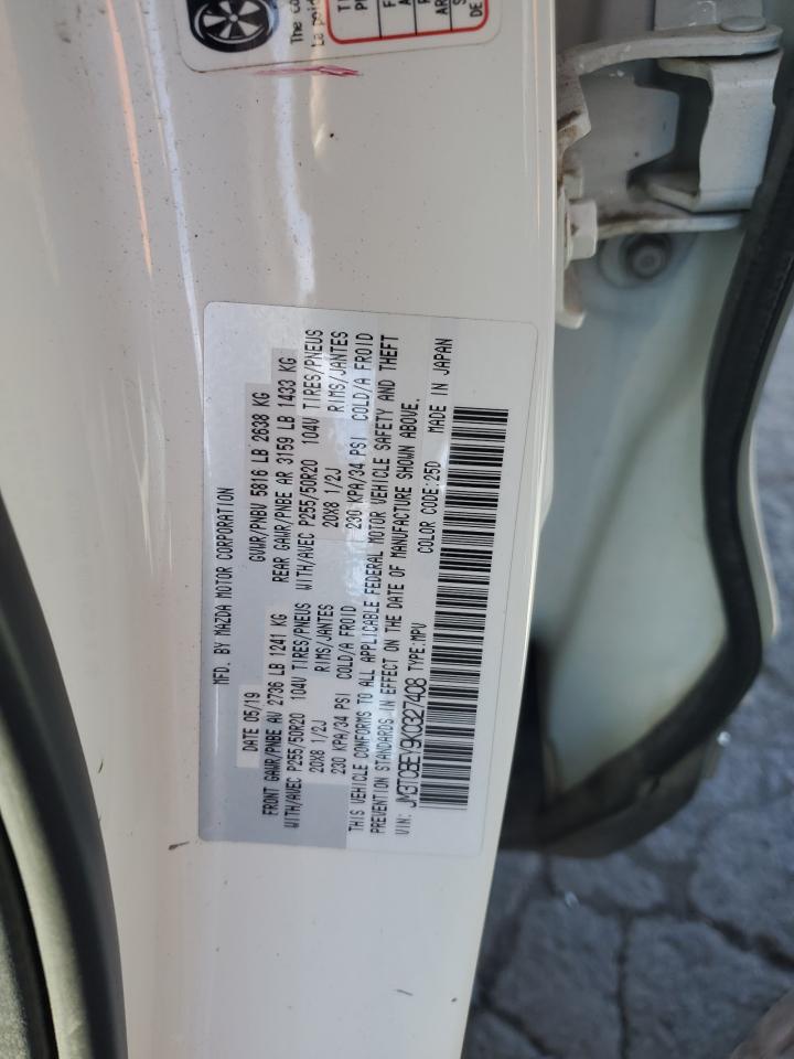 2019 Mazda Cx-9 Signature VIN: JM3TCBEY9K0327408 Lot: 86727415