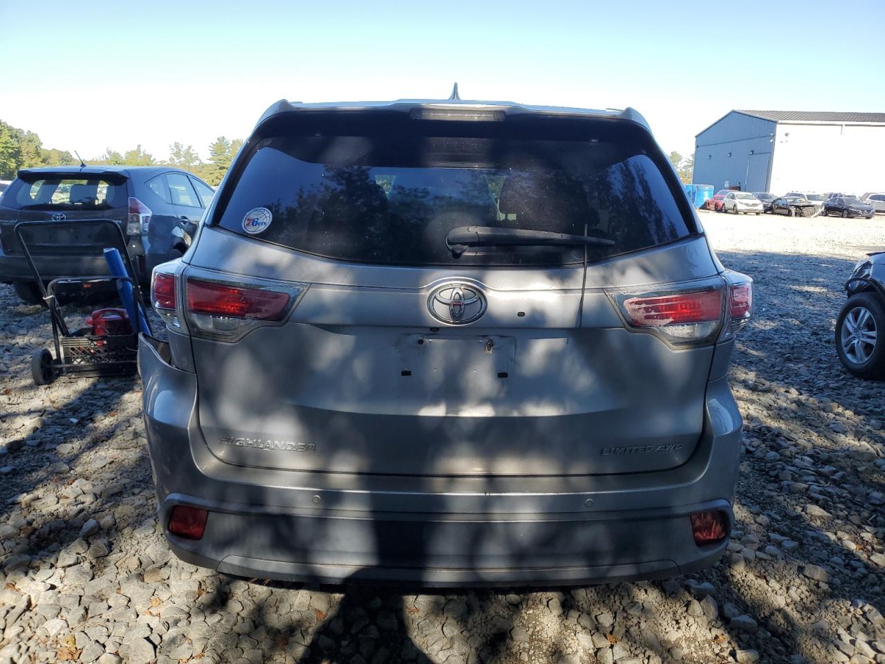 2015 Toyota Highlander Limited VIN: 5TDDKRFHXFS118687 Lot: 81928695