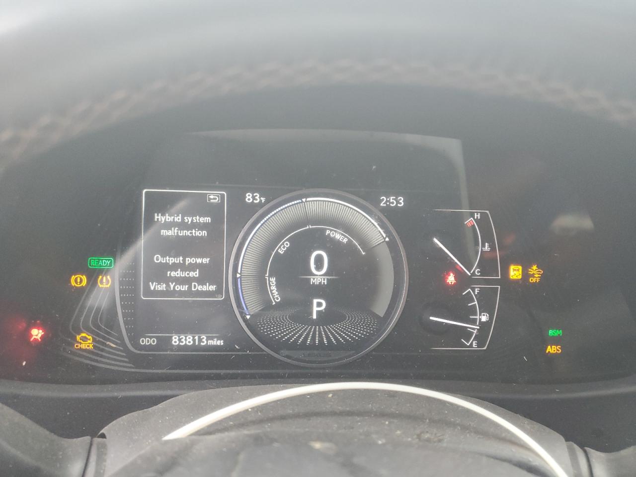 2021 Lexus Ux 250H VIN: JTHP9JBH7M2052361 Lot: 80718545