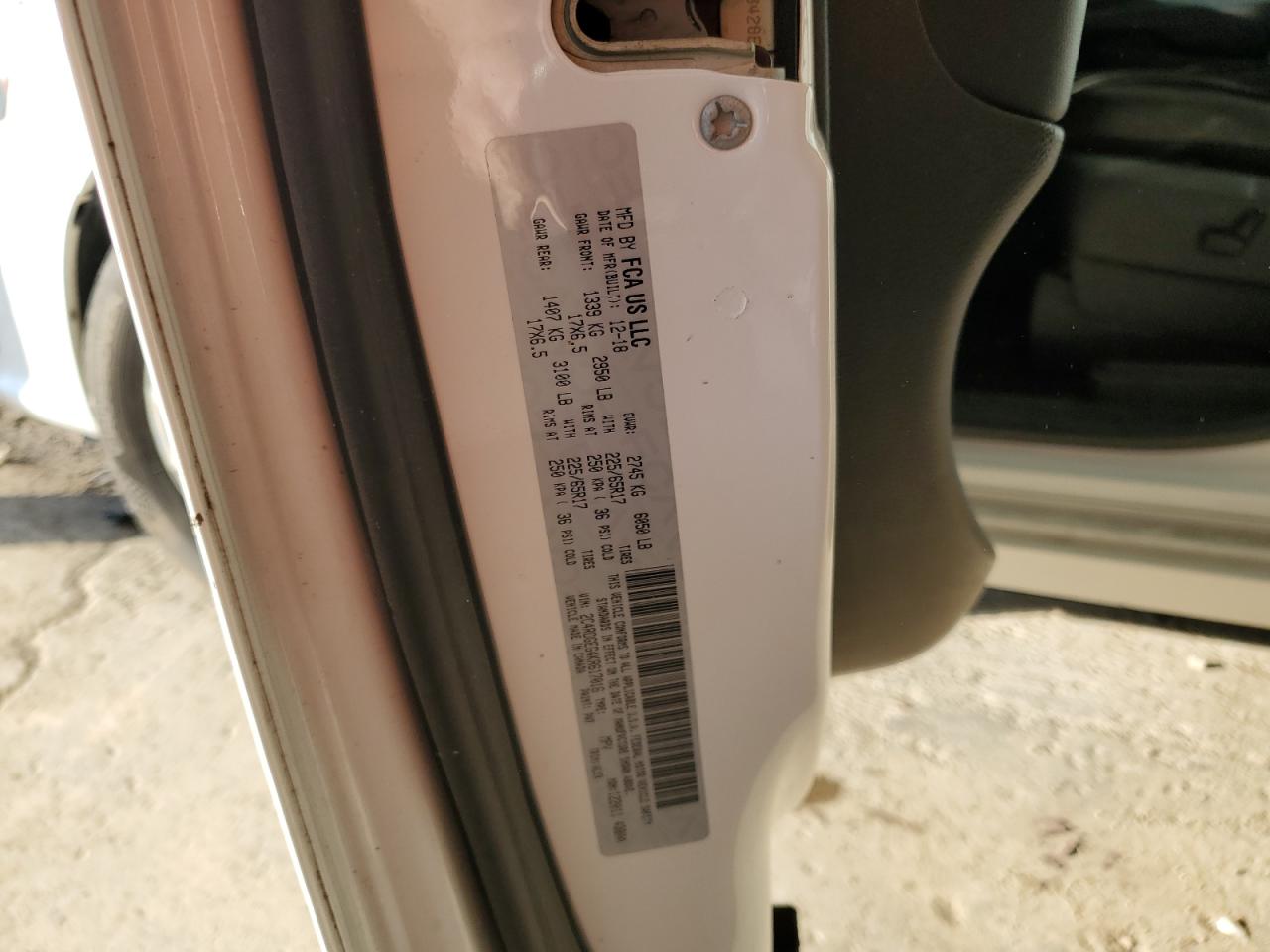 2019 Dodge Grand Caravan Gt VIN: 2C4RDGEG4KR617016 Lot: 85138255