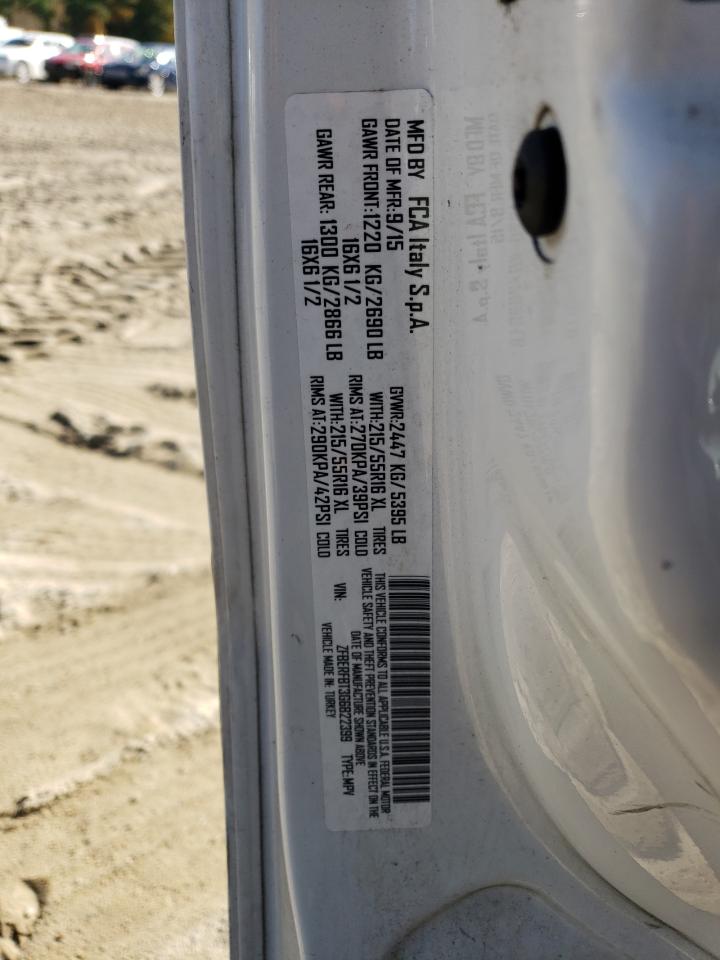 2016 Ram Promaster City Slt VIN: ZFBERFBT3G6B22399 Lot: 87005005