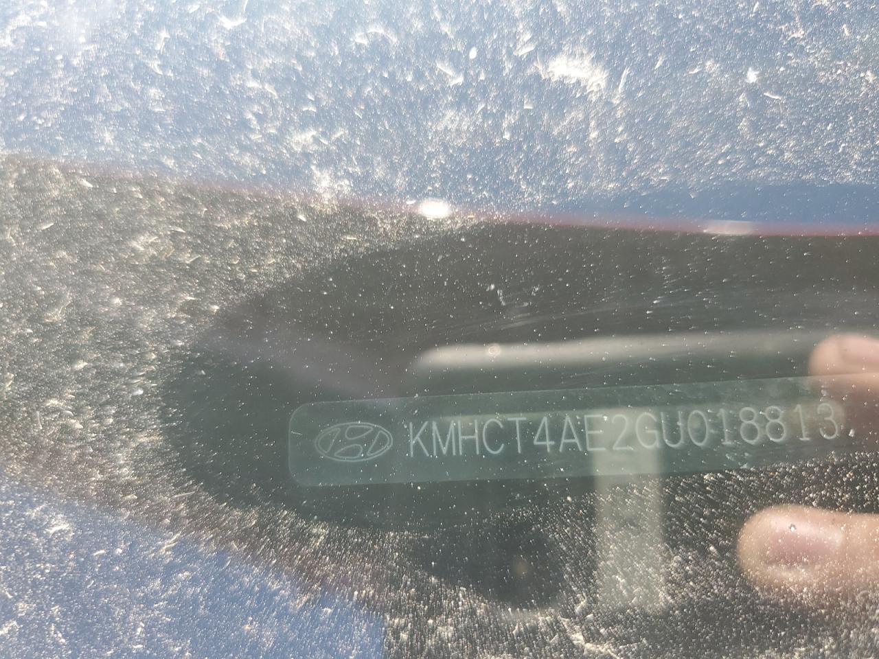 2016 Hyundai Accent Se VIN: KMHCT4AE2GU018813 Lot: 85581855