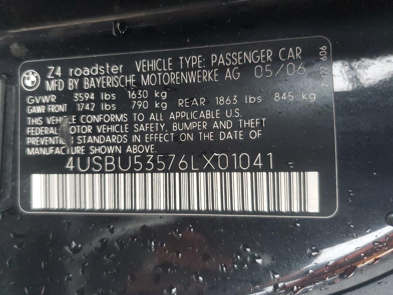 Фото: 4USBU53576LX01041