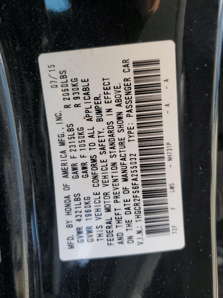 2015 Honda Accord Sport VIN: 1HGCR2F56FA255032 Lot: 86169545