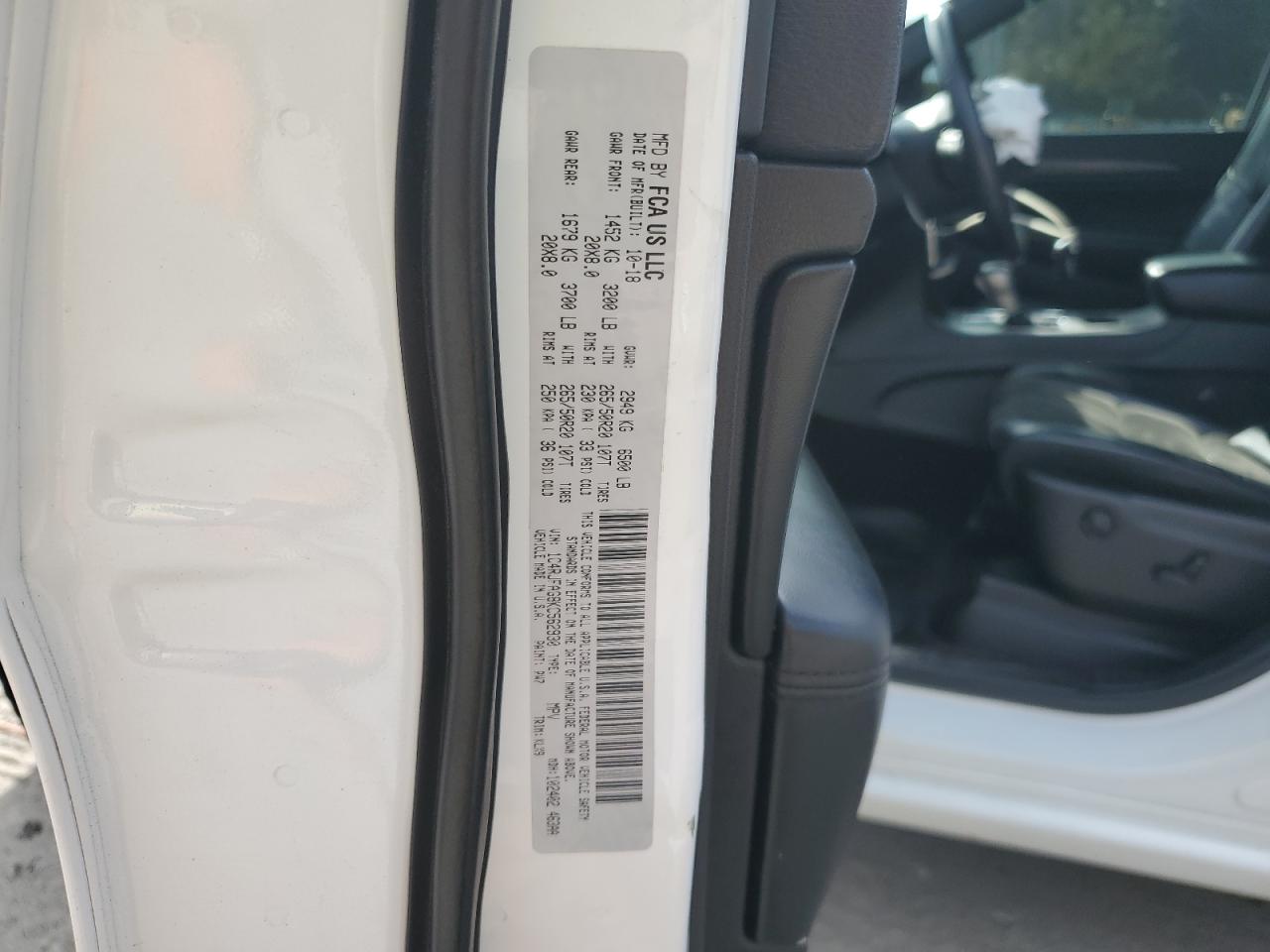 2019 Jeep Grand Cherokee Laredo VIN: 1C4RJFAG8KC562930 Lot: 85507895