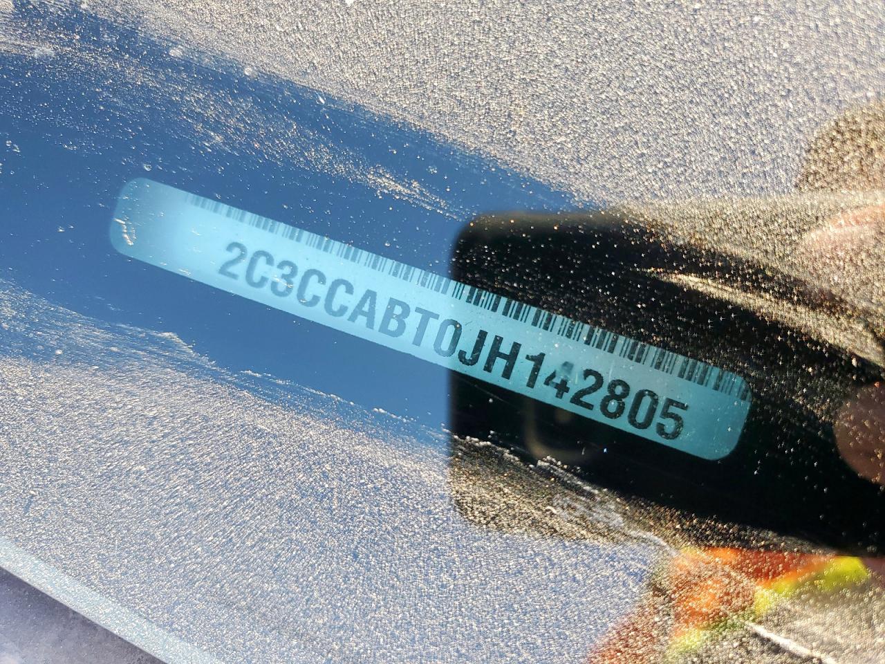 2018 Chrysler 300 S VIN: 2C3CCABT0JH142805 Lot: 86116285