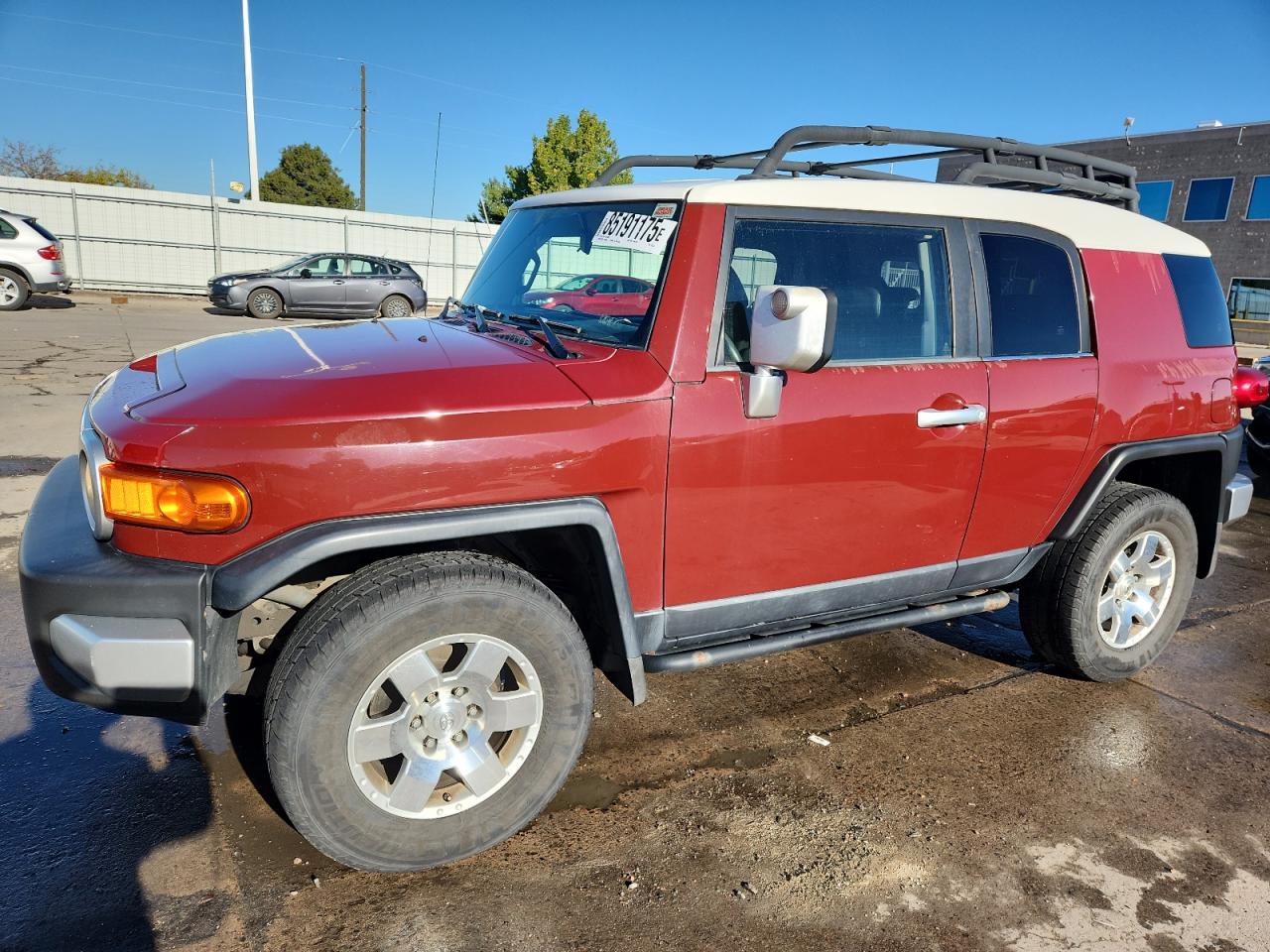 TOYOTA FJ CRUISER 2008. Lot# 85191175. VIN JTEBU11F28K015133. Photo 1