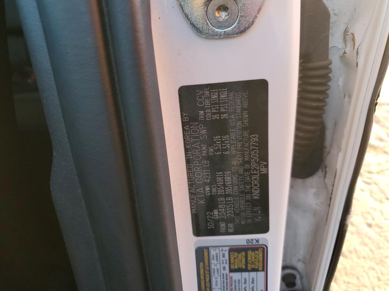 2023 Kia Niro Ex VIN: KNDCR3LE2P5057793 Lot: 84607295