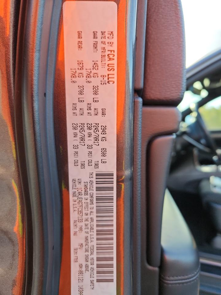 2015 Jeep Grand Cherokee Laredo VIN: 1C4RJEAG7FC957133 Lot: 84700005