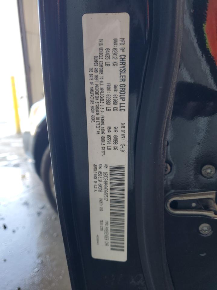 2010 Dodge Caliber Sxt VIN: 1B3CB4HA0AD602517 Lot: 85323475