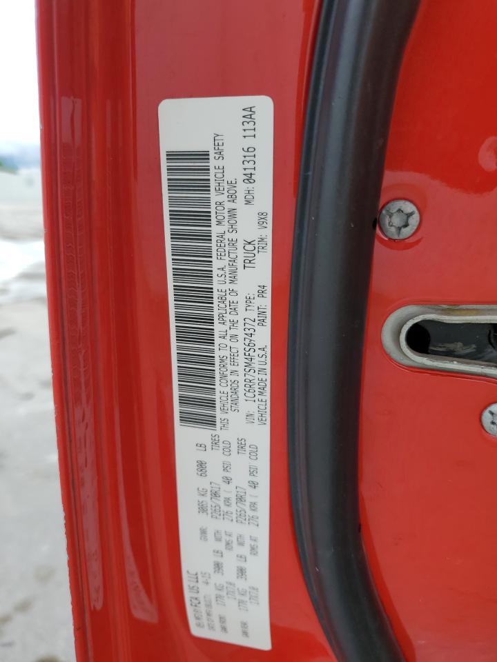 2015 Ram 1500 St VIN: 1C6RR7SM4FS674372 Lot: 85670275