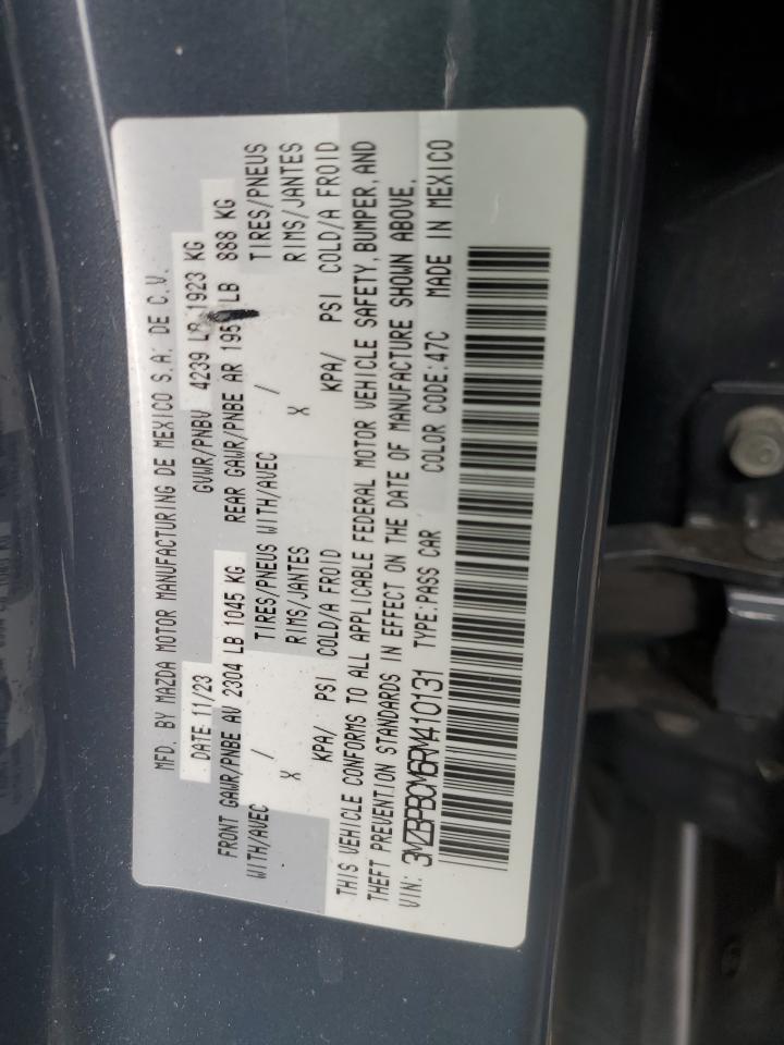 2024 Mazda 3 Preferred VIN: 3MZBPBCM6RM410131 Lot: 82619585