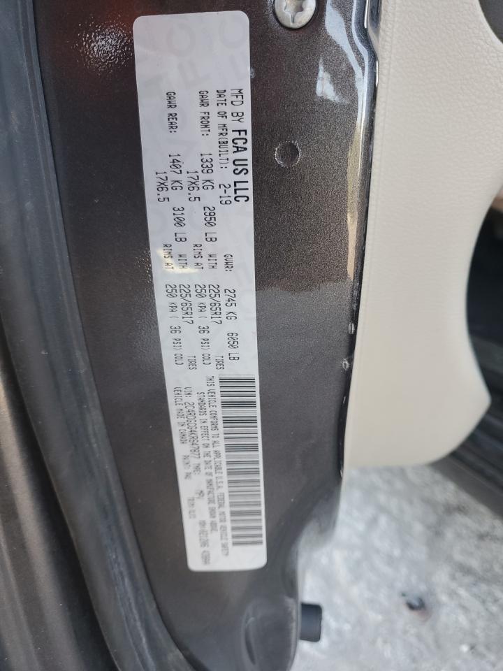 2019 Dodge Grand Caravan Sxt VIN: 2C4RDGCG4KR647877 Lot: 82220225