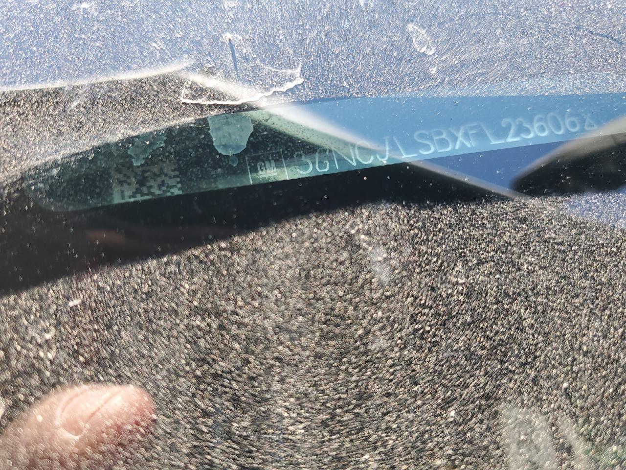 2015 Chevrolet Trax 1Lt VIN: 3GNCJLSBXFL236068 Lot: 91020145