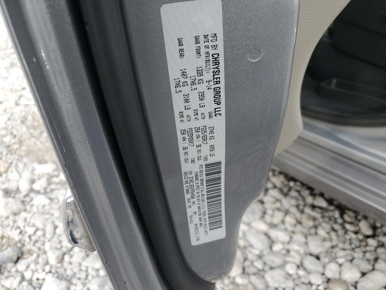 2015 Chrysler Town & Country Touring VIN: 2C4RC1BG3FR544506 Lot: 90574125