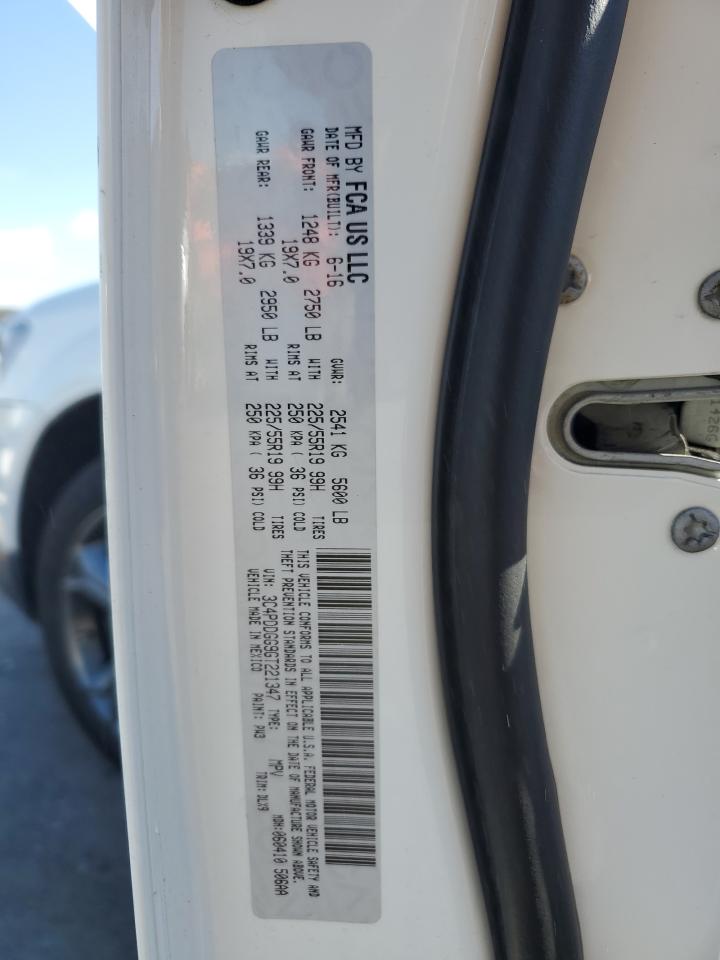 2016 Dodge Journey Crossroad VIN: 3C4PDDGG9GT221347 Lot: 90340915