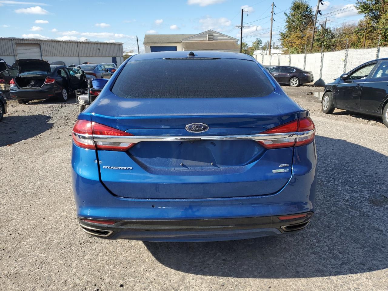 2017 Ford Fusion Se VIN: 3FA6P0T93HR266498 Lot: 89552815